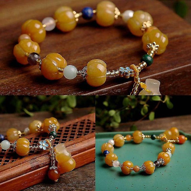 Pulsera de cuentas de jade de obsidiana negra Feng Shui que atrae riqueza y buena suerte Brazalete Pixiu