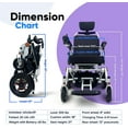 thumbnail image 4 of Ephesus E7 Folding Electric Wheelchair, Reclining Backrest, All-Terrain, Comfortable 18" Seat, 300 lbs Capacity (Silver), 4 of 5