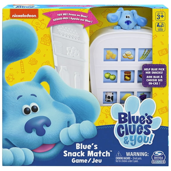 Blue's Clues Snack Match Game, Matching Board Game, for Families and Kids Ages 3 and up