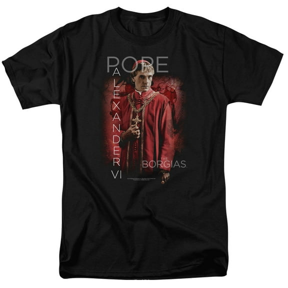 Borgias Pope Alexander Vi Officially Licensed Adult T Shirt