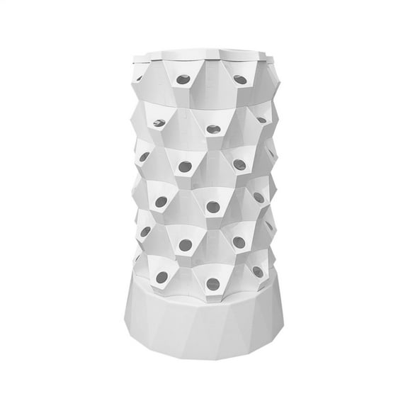Herb Garden Hydroponics Tower, 48 Slots Hydroponic Fruit Tower, Layered Hydroponic Tower, Hydroponic Tower Starter Kit for Detached House Apartment