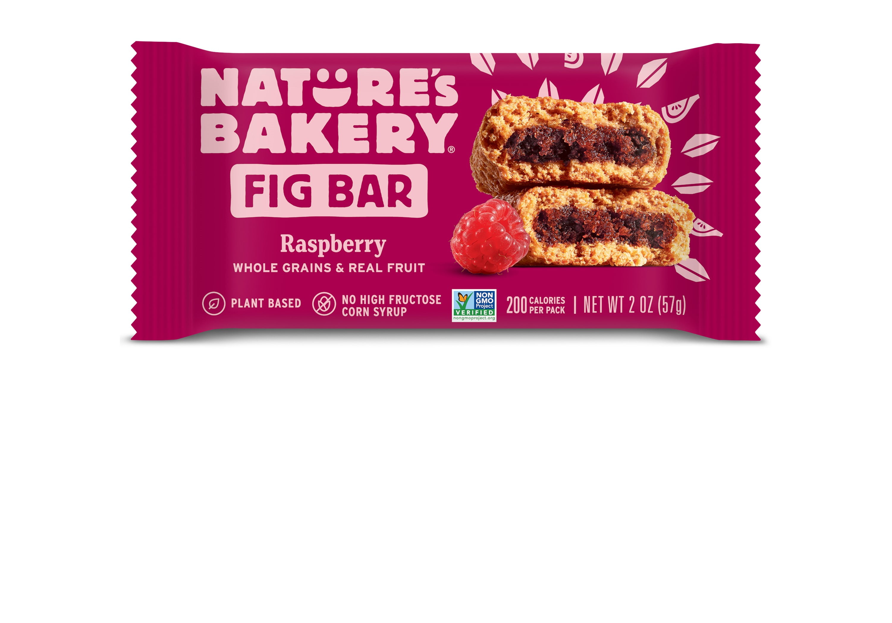 (84 pack) Nature's Bakery Raspberry Fig Bar in Convenient 2 oz Plastic Wrapper