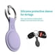 thumbnail image 5 of Funda de silicona suave para Apple AirTags, rastreador de ubicación portátil púrpura, 5 of 8