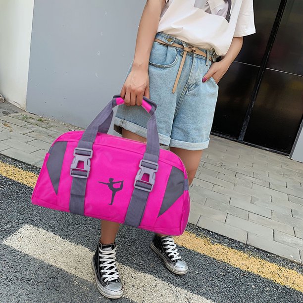 Bsvklp Bolsa De Equipaje De Viaje Portátil Para Yoga Multifuncional Unisex (Rosa Roja) Bsvklp Para estrenar