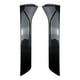thumbnail image 1 of 2 Pares de Piezas del Divisor Vertical DYNWAVEMX para Alerón de Ventana de Coche Patrón de Fibra de Carbono, 1 of 7