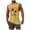 Yellow, variant on LpwkSSA Mens Sleeveless Framed Palm Tree Top Square Frame Graphic Design Crew Neck Soft Cotton Fabric Casual Silhouette for Beach Vacations Yellow XXL