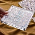 thumbnail image 4 of Nail Rhinestone Storage Box Detachable Cover Display Case for Nail Art Rings 36 Grids, 4 of 8