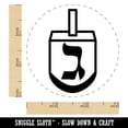thumbnail image 2 of Dreidel Dreidl Jewish Hanukkah Gimel All Rubber Stamp for Scrapbooking Crafting Stamping - Small 3/4 Inch, 2 of 7