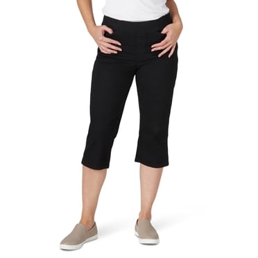 Chic Women's Classic Collection Easy-Fit Elastic Waist Pull-On Capri Pant