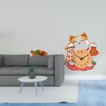 thumbnail image 2 of Estatua de José durmiente, figura religiosa de resina, reloj de pared silencioso sin , reloj de pared con forma de gato, adorno artístico, pieza, 2 of 8