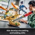 thumbnail image 6 of LEGO NINJAGO Battle at the Dragon's Blade - Collectible Building Toy for Boys & Girls, Ages 9+ - Kids Bedroom or Desk Decor - Gift for Birthdays - 71871, 6 of 8