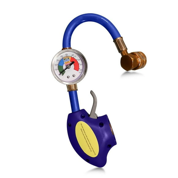 Duracool® 134a Low Side Trigger Style Charging Hose with Pressure Gauge and Quick Connect.