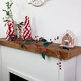 thumbnail image 3 of 5' Green and Red Plaid Holly with Jingle Bells Christmas Garland - Unlit, 3 of 7