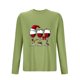 thumbnail image 4 of Blusas y camisas de manga larga con cuello redondo para hombre, deportivas, fitness, hogar, pijamas navideños estampados, camiseta de manga larga con cuello redondo, blusa de poliéster para hombre, 4 of 4