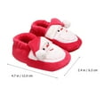 thumbnail image 4 of ColoMX 1 par de zapatos de invierno para bebés Zapatos de Navidad Zapatos para niños pequeños Prewalker de algodón cálido, 4 of 7