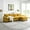 Ginger, variant on Harper & Bright Designs 118" Convertible Sectional Sofa Couch, 3 Seat Modern L-Shaped Sofa with Chaise, Chenille Fabric Deep Soft Seat Cloud Modular Couch for Apartments, Living Room, Dark Navy