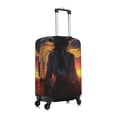 thumbnail image 6 of Salouo Sunset Western Cowgirl Pattern Travel Dust-proof Suitcase Cover, Softside Suitcase Protector Luggage Cover Protector for 18-32inch ,Not Included Suitcase, 6 of 8