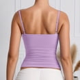 thumbnail image 5 of Krdevn Women Adjustable Spaghetti Strap Camisole Top, Scoop Neck Sleeveless Slim Fit Crop Tank Top for Casual Outfit and Layering,XXL, 5 of 8