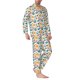 thumbnail image 2 of Fotbe Travel Elements Pijama de Hombre con Estampado de Manga Larga, Conjunto de 2 Piezas, Ropa de Dormir Suave y Cómoda con Bolsillos-XX-Large, 2 of 7