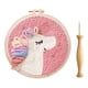 thumbnail image 1 of Kit de punto de cruz, kit de inicio de bordado, kit de inicio de bordado de costura DIY, manualidad de punto de cruz para adultos principiantes, patrón de guirnalda de mariposas, 1 of 3