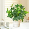 thumbnail image 5 of Xecvkr Artificial Pothos in Pot Fake Green Vine for Home Office Desk Decor Indoor Houseplant Simulation Greenery 11.02 Inches Tall Realistic Leaves Low Maintenance, 5 of 6