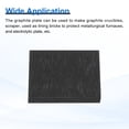 thumbnail image 4 of Rectangle Graphite Block Disk Ingot High Purity Graphite Electrode Plate Sheet 20x20x2mm for Melting Casting Electrolysis, Pack of 2, 4 of 6