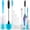 White, variant on Bottle Brush Tube Cleaning Lab Set with Long Handle, Cup Cleaner for Washing Narrow Neck Beer Wine Decanter Pipes Lids Sinks Cap Covers,