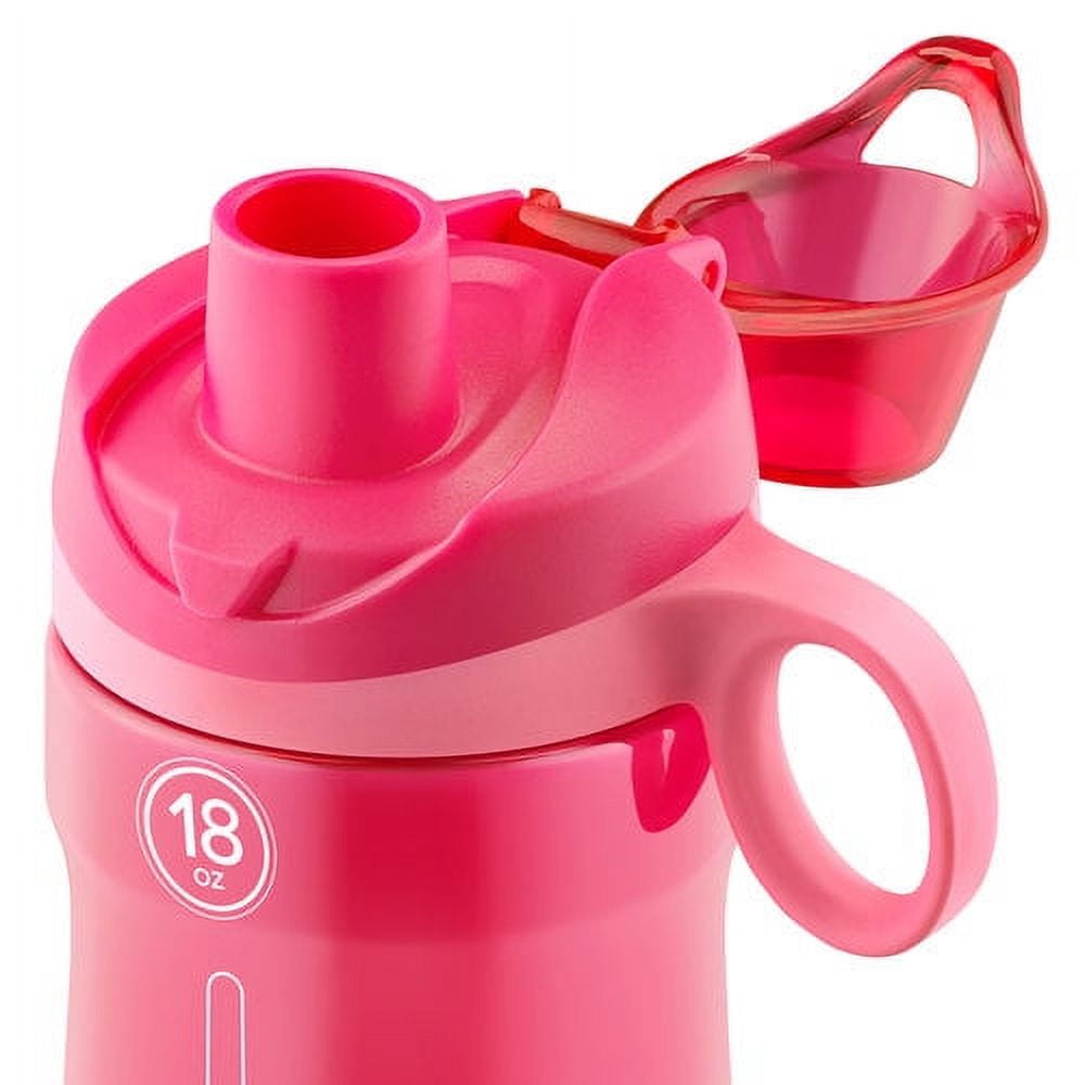 Pogo BPA-Free Plastic Water Bottle with Chug Lid, 18 oz