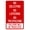 Warning Sign 1, variant on No Long Underwater Breath Holding (Can Cause Passing Out and Drowning) Warning Sign, Metal Security Sign - 8"x12" Safety Wall Decor for Home Business Yard Garden Street Road