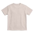 thumbnail image 1 of Chandails pour Hommes à Manches Courtes, Col Rond, T-Shirts Basiques Beiges, T-Shirts de Gym pour Hommes, 1 of 4