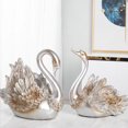 thumbnail image 1 of Adorno Pareja Swan Adorno Sala de Estar Gabinete de Televisión Adorno de Cisne Decoración Moderna de la Casa Regalos de Boda, 1 of 5