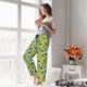 thumbnail image 5 of Fotbe Lemon Pantalones de Pijama para Mujer, Pantalones de Dormir, Pantalones Pj con Cordón y Bolsillos-Large, 5 of 6