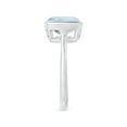 thumbnail image 3 of Angara Natural 2.7 Ct. Aquamarine Solitaire Ring in 14K White Gold for Women (Ring Size: 11.5), 3 of 9