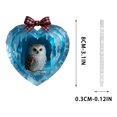 thumbnail image 3 of Yunuuuoa 2D Acrylic Backpack Charm Car Pendant Decoration, Cute Animal Series Hanging Ornament for Backpacks Cars Interior Accessories, Adorable Small Themed Decor, Stylish Keychain for Daily Use, 3 of 6