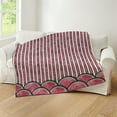 thumbnail image 4 of CafePress - Watermelon Mania Double Row Border Stripes Throw - Soft Fleece Throw Blanket, 50"x60" for All Ages, 4 of 4