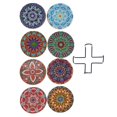 thumbnail image 1 of Posavasos DIY Sunnimix Pintura de Diamante Accesorios de Cocina 8 Unids, 1 of 8