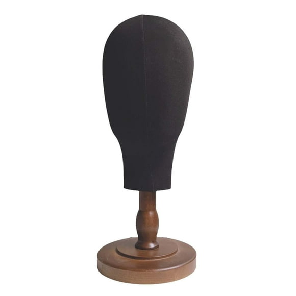 Pelucas para hacer sombreros, soporte de exhibición, cabeza de maniquí, multiusos, portátil, con base, soporte de exhibición para sombrero, modelo de