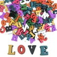 thumbnail image 1 of Coofit 100PCS Wood Letter Assorted Decorative Education DIY Wood Alphabet Teaching Prop, 1 of 10