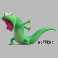 thumbnail image 2 of Mens Hoppers Tom Lizard Excitement Pose T Shirt, 2 of 5