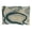 Topography - Blue Loop 16"X24", variant on Topography Embroidered Cotton Decorative Throw Pillow 16" W x 24" L - Blue Textured Cushion for Home, Couch, Living Room and Office Décor
