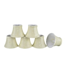 Aspen Creative Corporation 5'' Fabric Bell Candelabra Shade (Set of 6)
