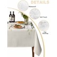 thumbnail image 2 of Sage Green Table Cloth, Waterproof Tablecloth for Rectangle Tables, Eucalyptus Leaves Reusable Washable Fabric Table Cover for Restaurant Kitchen Dining Tables 52"x70" Summer Botanical Watercolor, 2 of 9