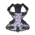 thumbnail image 3 of Kdxio Orchids Flowers Print No Pull Dog Harness Adjustable Reflective Oxford Easy Control Medium Large Dog Harness for Training and Everyday-Large, 3 of 8