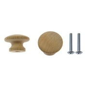 Symmerty Round Knob Wood
