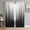 Black, variant on Black White Sheer Curtains 54 Inch Length 2 Panels Set for Living Room/Bedroom, Modern Geometric Abstract Gradient Striped Semi Curtain Sheers Drapes Rod Pocket Curtains Window Treatment 52''x54''x2
