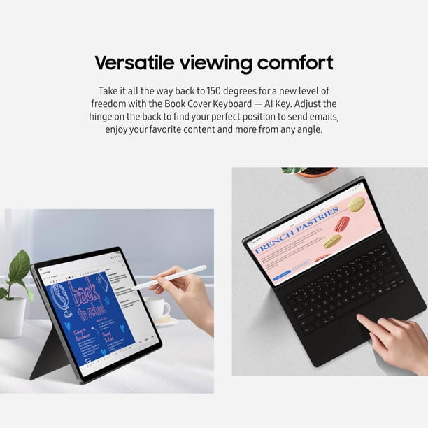 Book Cover Keyboard Samsung Galaxy Tab S10 FE+ Black - Walmart.ca