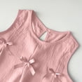 thumbnail image 6 of HCNTES Toddler Baby Girls Casual 2 Piece Set Short Sleeve Tee + Elastic Pants Kids Girls Summer Clothes Girls School Outfits 3-7Y(F02-Red,2-3 Years), 6 of 9