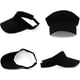 thumbnail image 3 of Gorra con visera Anti UV Gorra con visera para mujer Viseras para el sol para hombre Visera de playa antisol,Black, 3 of 5