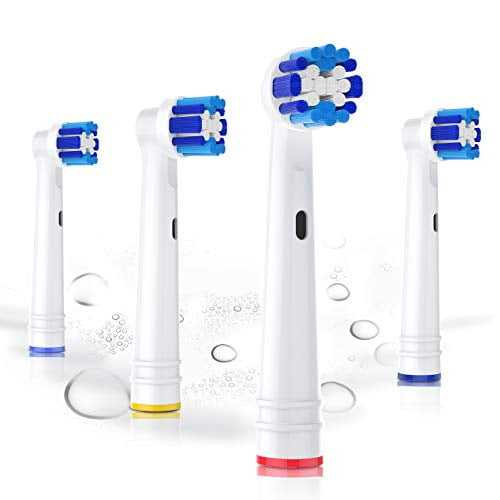 Herrie Pelagisch Tarief Toothbrush Replacement Heads Compatible with Braun Oral-B Electric  Toothbrushes,Replacement Head Fits for Oral B Pro 500 600 1000 1500 2500  3000 5000-4pcs - Walmart.com