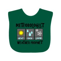 Inktastic Meteorologist Weather Prophet Boys or Girls Baby Bib